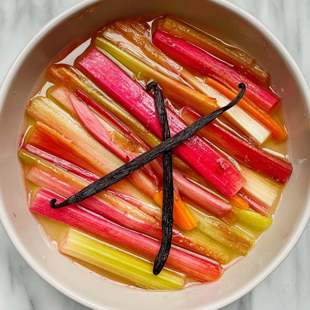 Slow-Roasted Rhubarb with Citrus and Vanilla Recipe - Recipe Image
