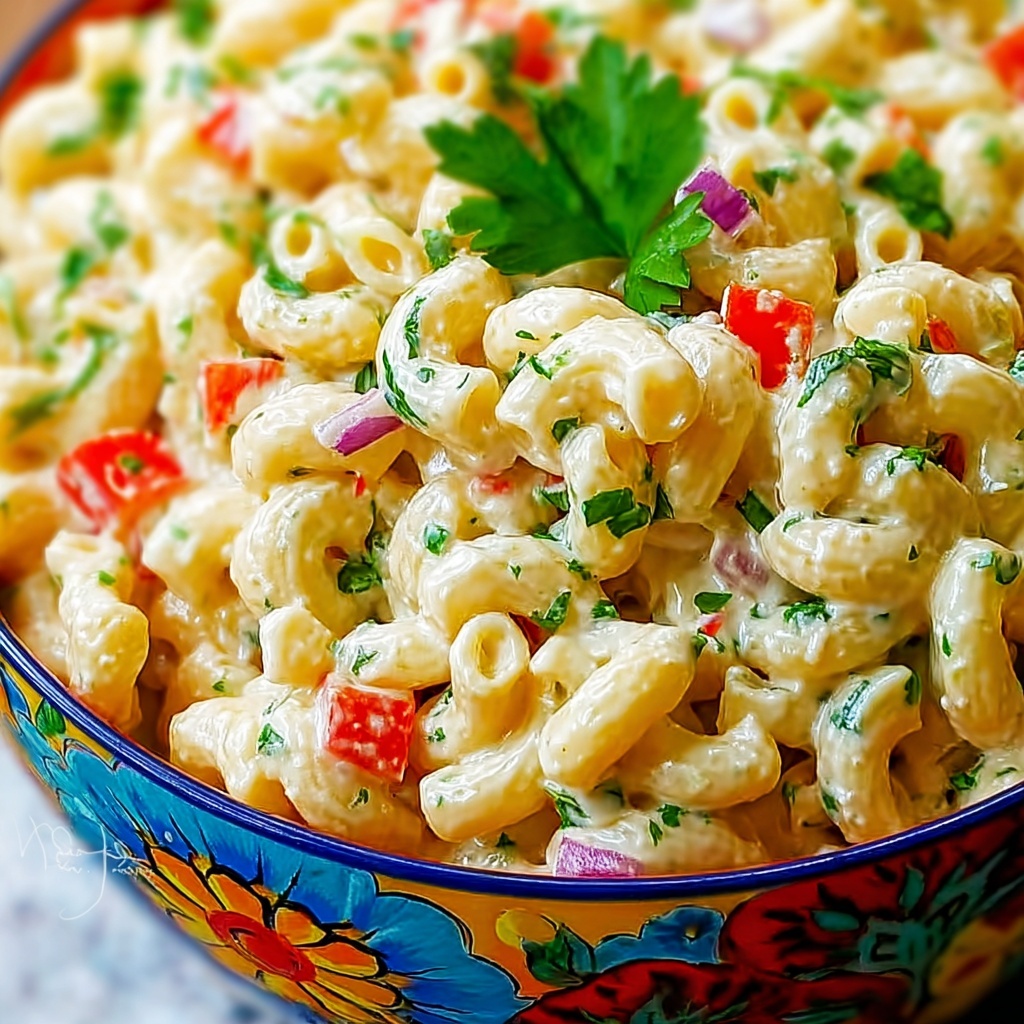 Guy Fieri's Macaroni Salad: A Creamy Twist on Classic Comfort Recipe - Recipe Image