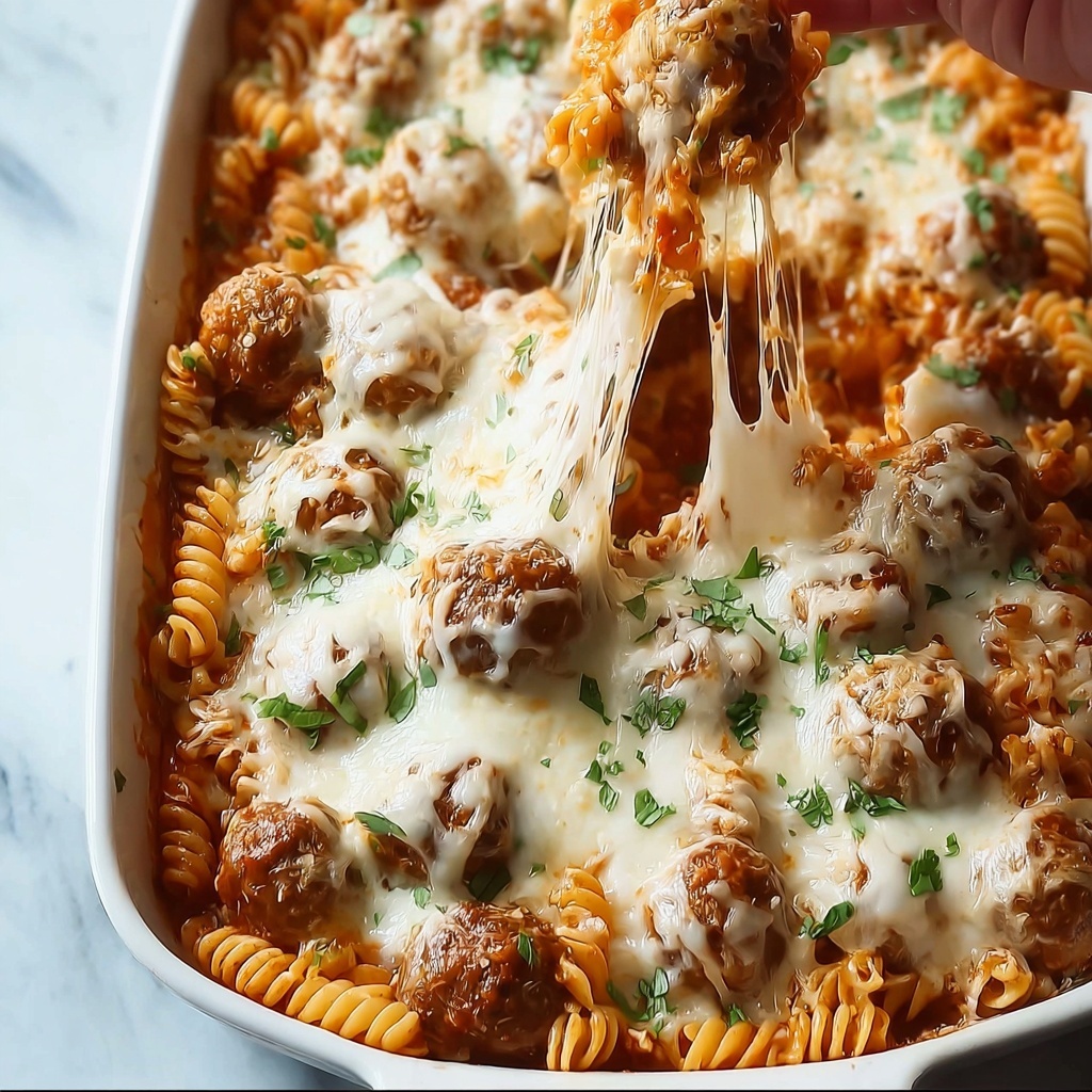 Dump and Bake Meatball Casserole: A Family-Favorite Twist Recipe - Recipe Image
