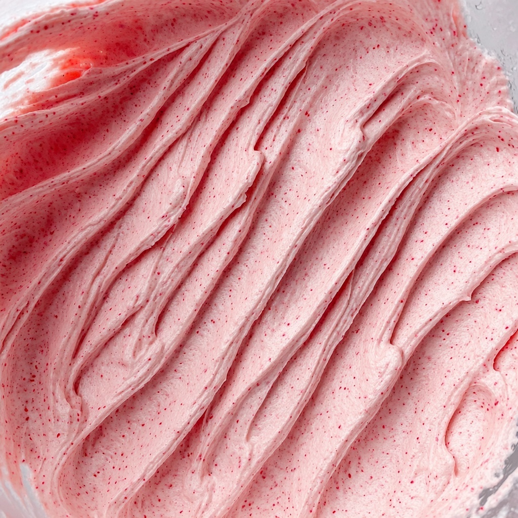 Strawberry Italian Meringue Buttercream Recipe - Recipe Image
