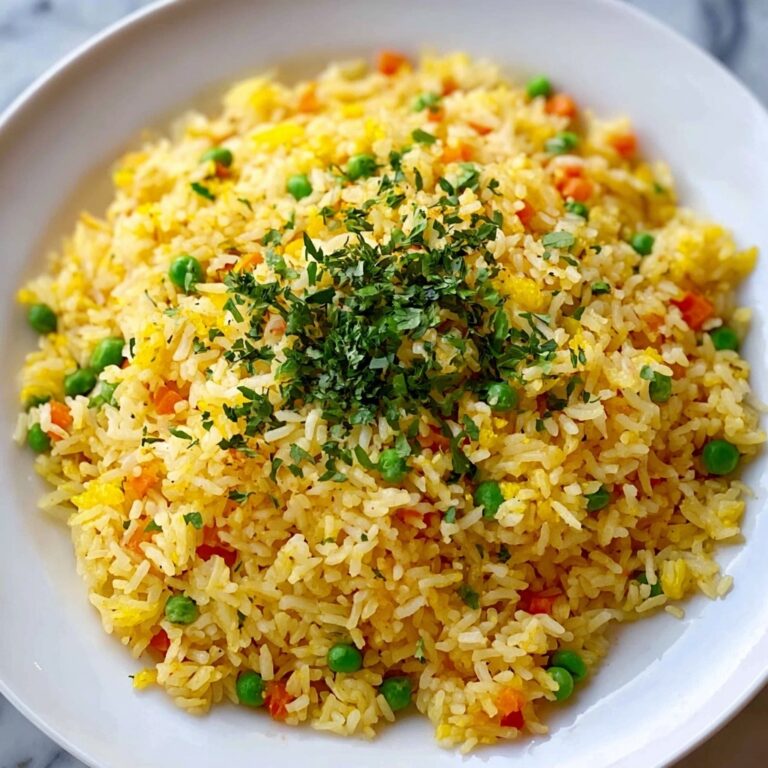 Garlicky Saffron Rice Recipe