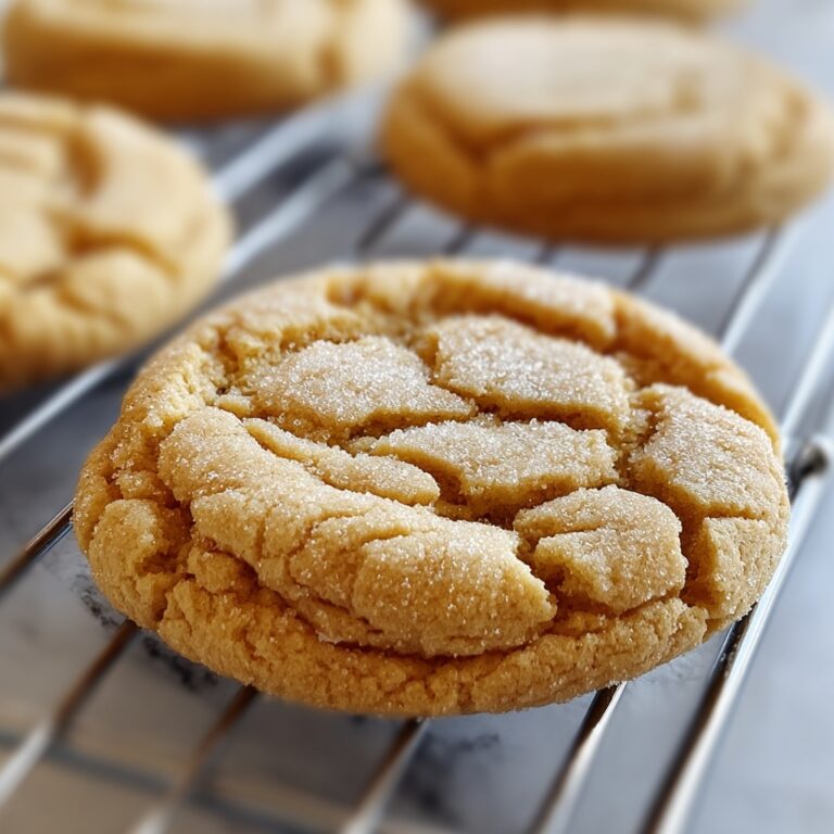 Thick and Chewy Peanut Butter Cookies Recipe