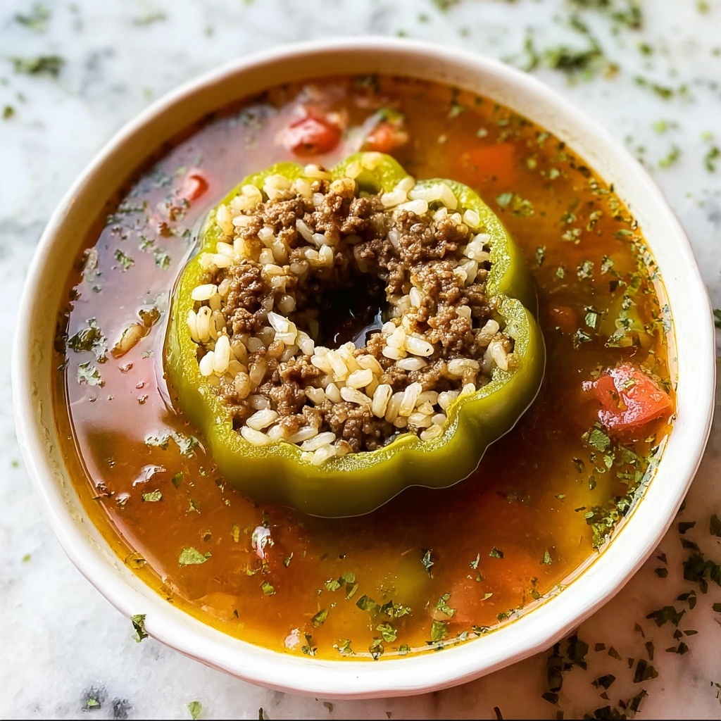 Stuffed Banana Pepper Soup Recipe - Recipe Image