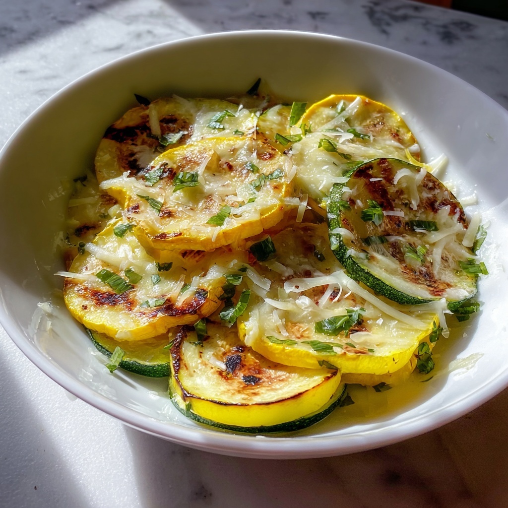 Roasted Summer Squash Parmesan Recipe - Recipe Image