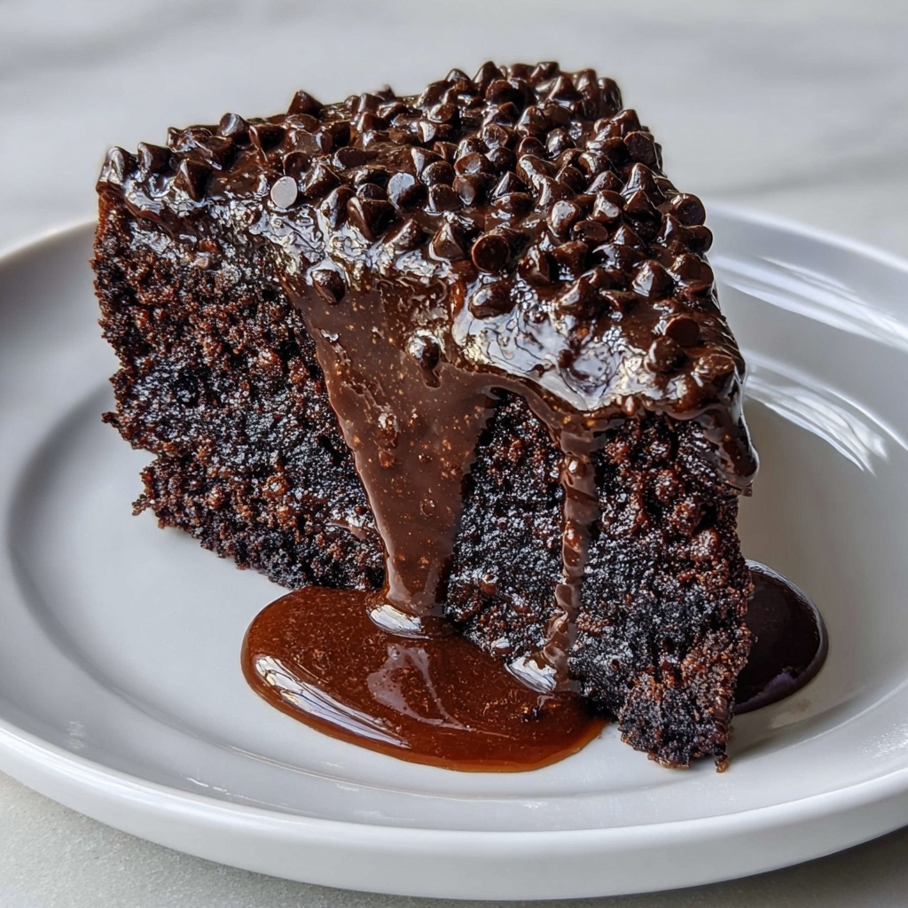 Chocolate Ooey Gooey Cake Recipe - Recipe Image