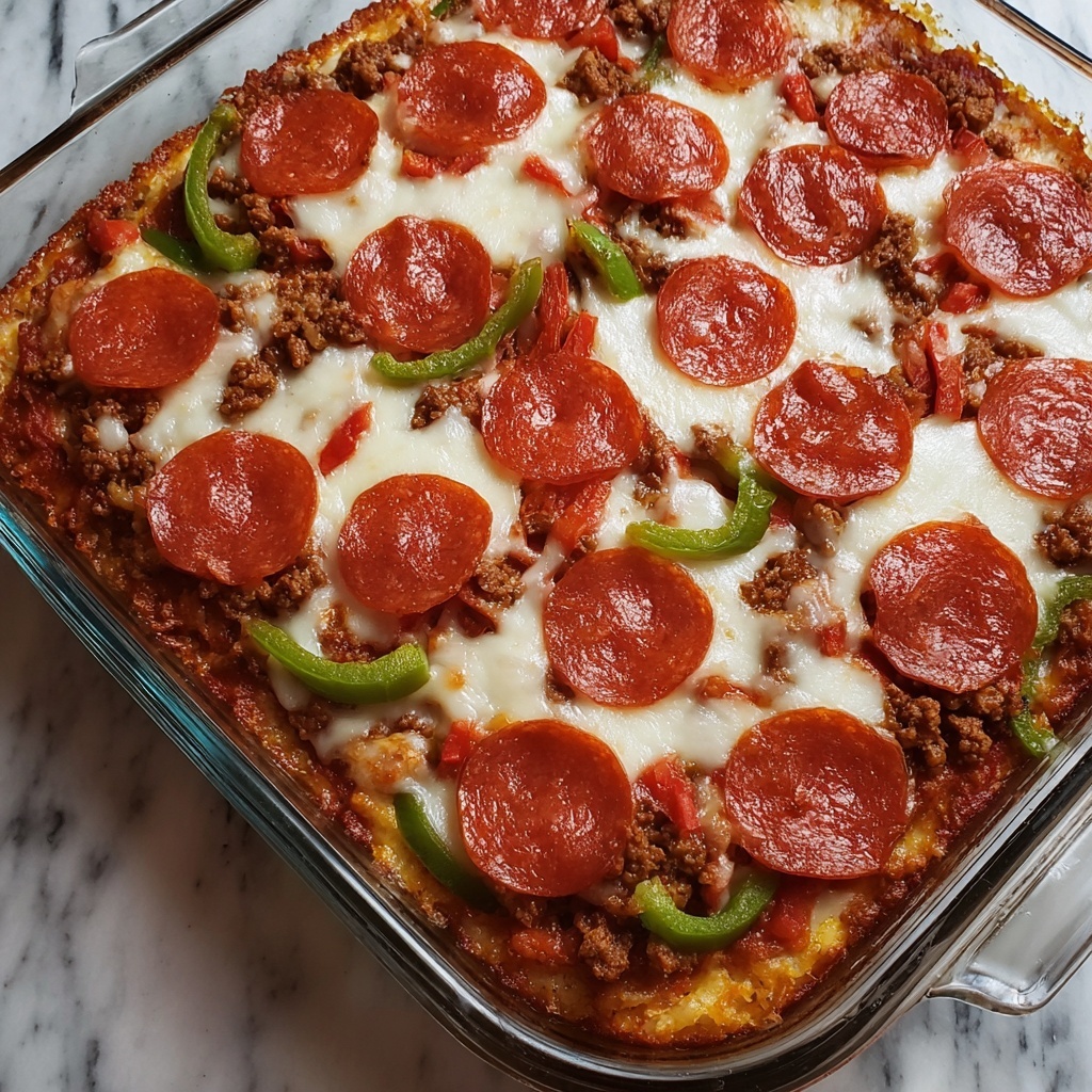 Meat Lovers Pizza Casserole: 5 Tasty Secrets Revealed Recipe - Recipe Image