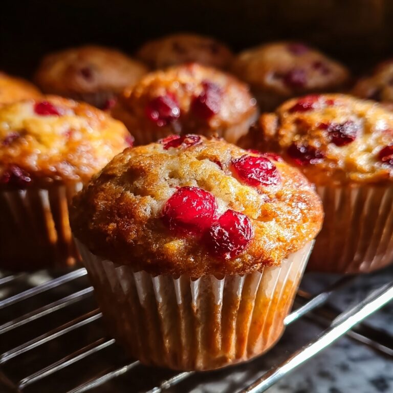 Spiced Apple Cranberry Muffins Recipe