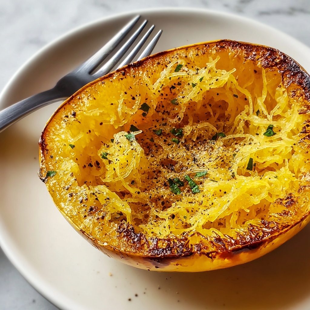Garlic Herb Spaghetti Squash with Optional Cheese and Vegetables Recipe - Recipe Image