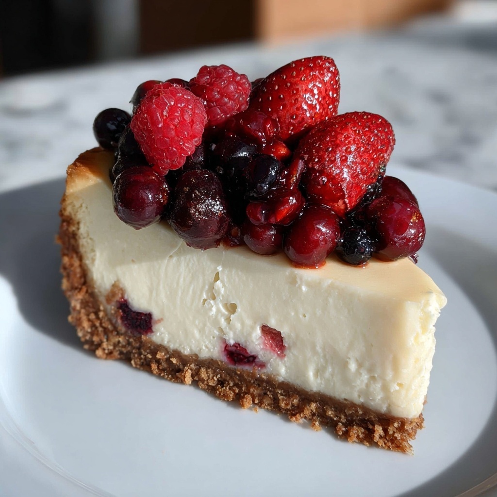 Baked Vegan Cheesecake (Gluten-Free) Recipe - Recipe Image