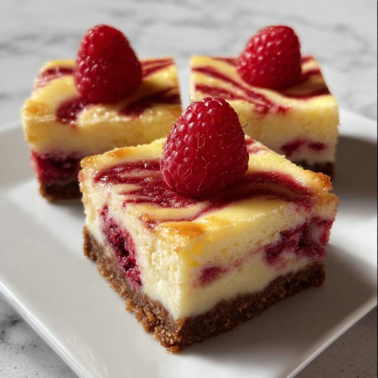 White Chocolate Raspberry Cheesecake Bars Recipe