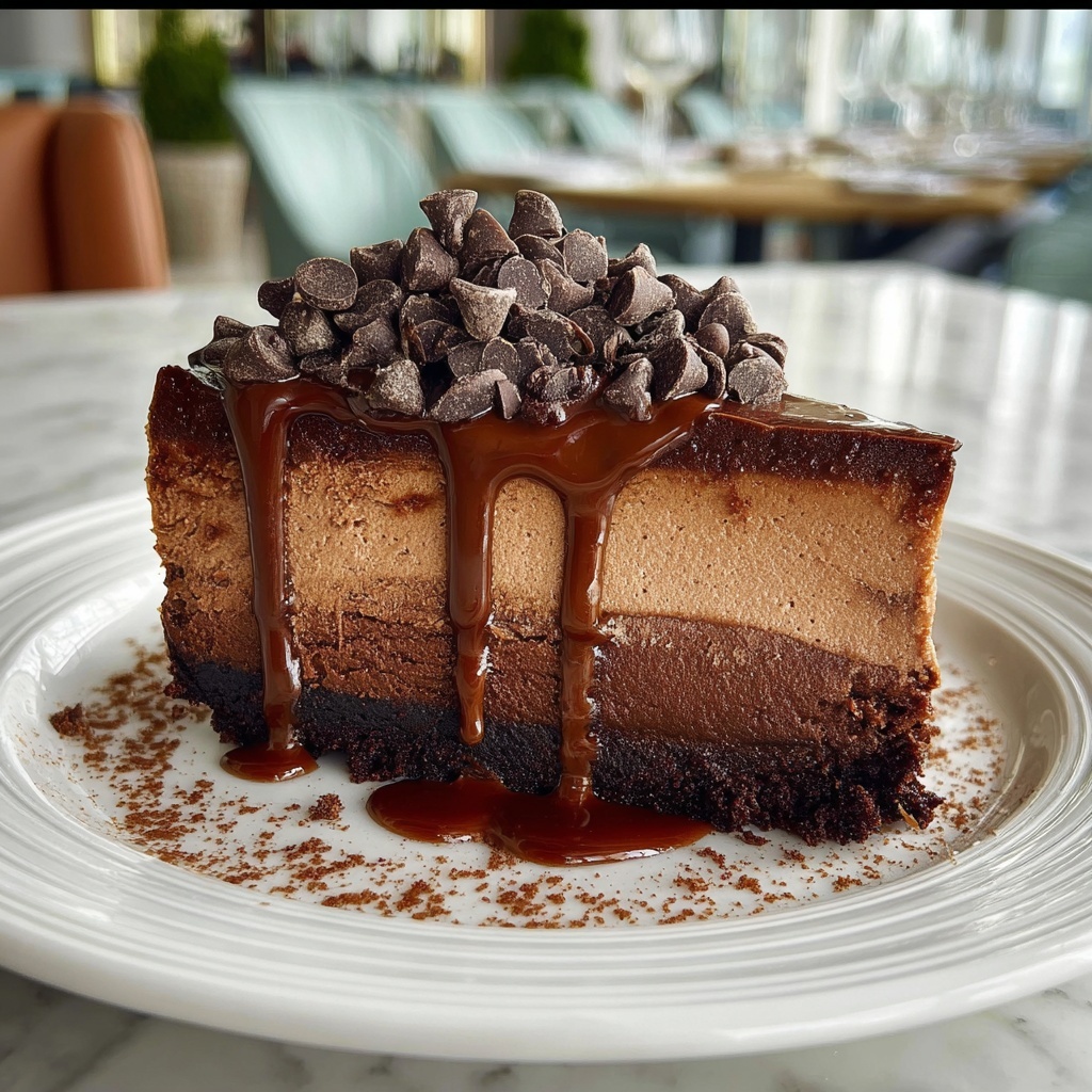 7 Amazing Brownie Bottom Chocolate Cheesecake Delights Recipe - Recipe Image