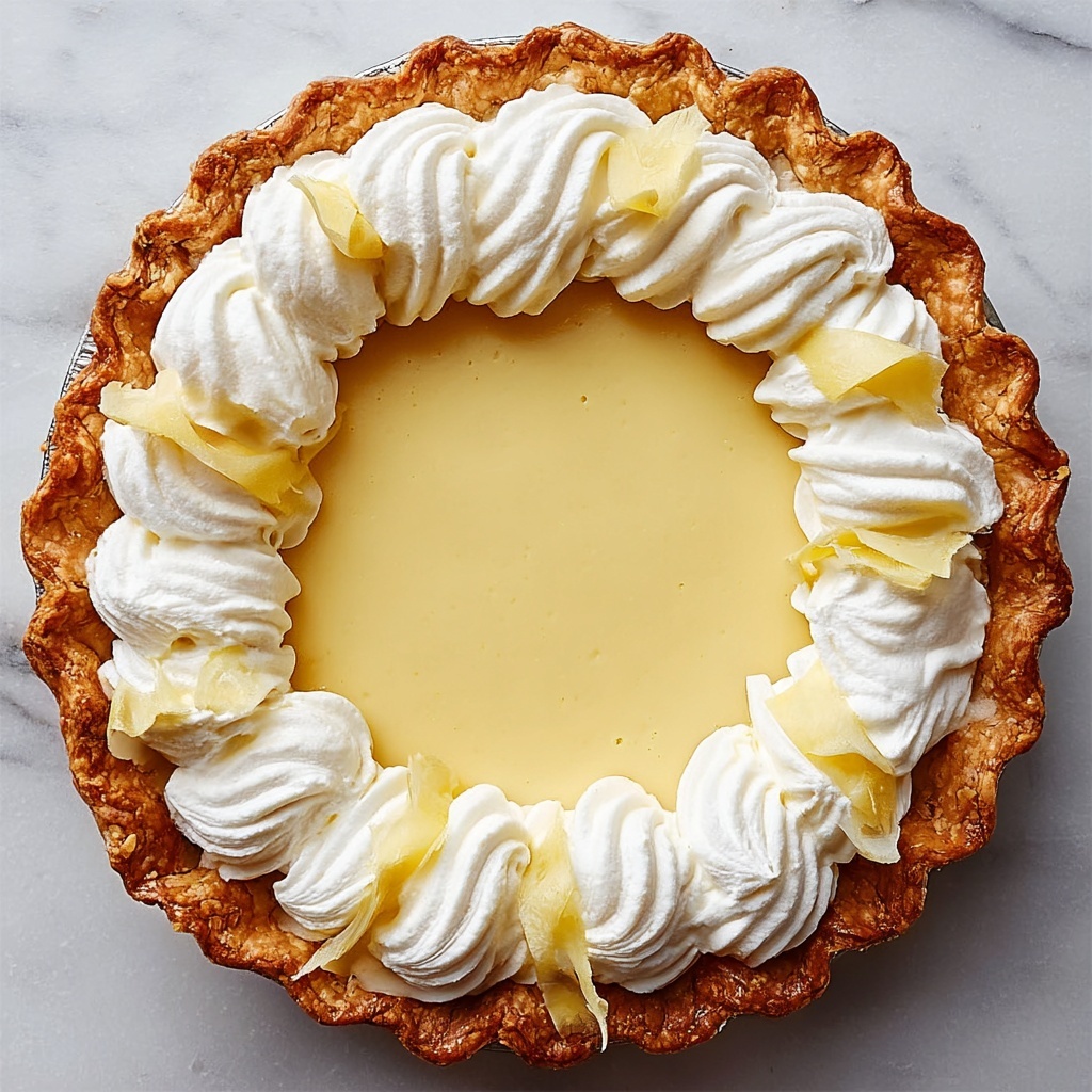 Lemon Velvet Pie Recipe - Recipe Image