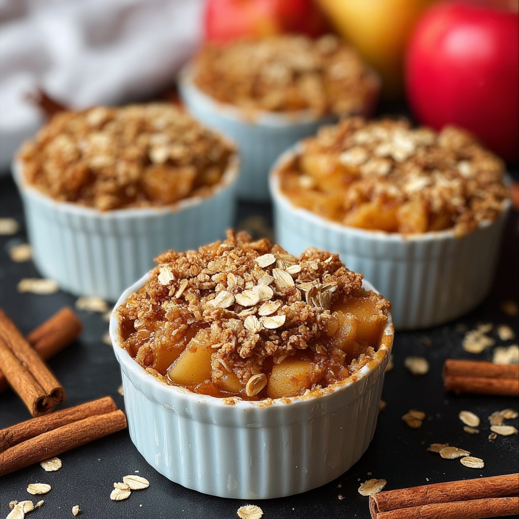 Baked Apple Cinnamon Oatmeal Cups Recipe - Recipe Image