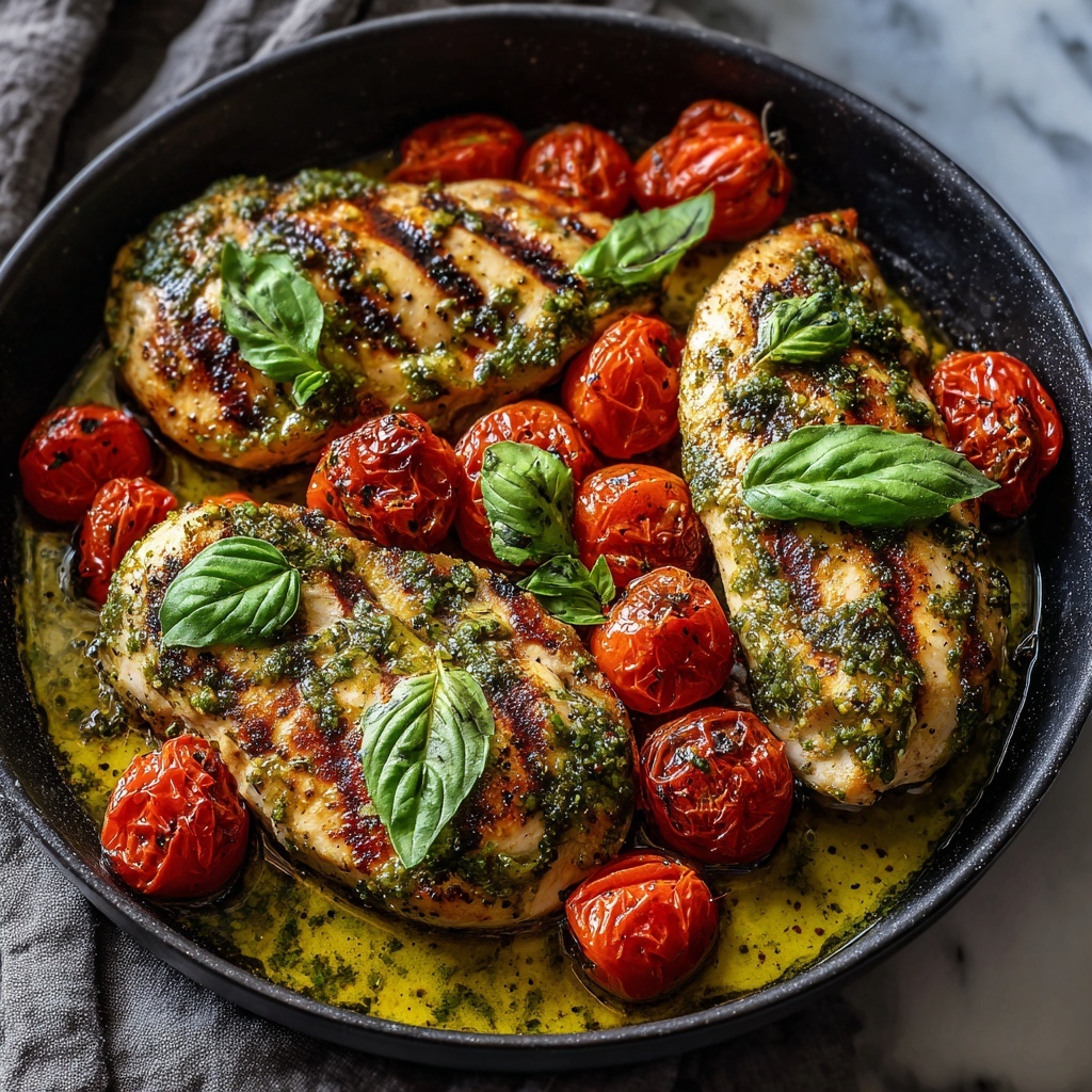 Easy Pesto Chicken Recipe - Recipe Image