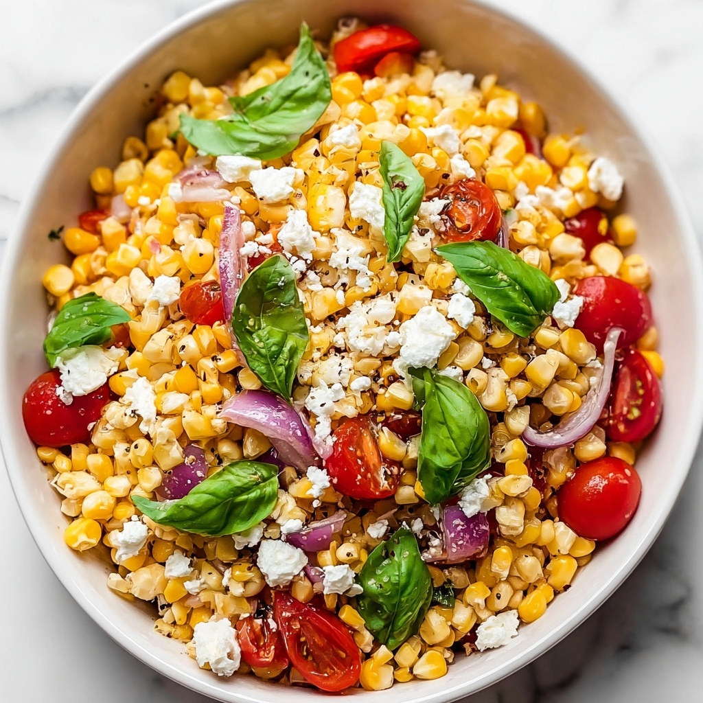 Grilled Corn Salad with Feta and Lime Recipe - Recipe Image