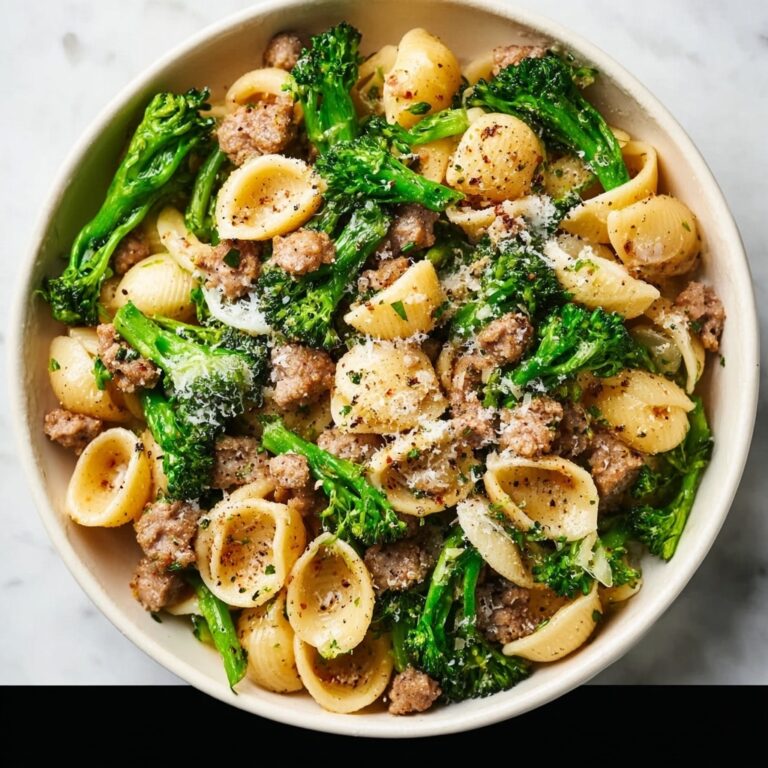 Orecchiette with Sausage and Broccoli Recipe