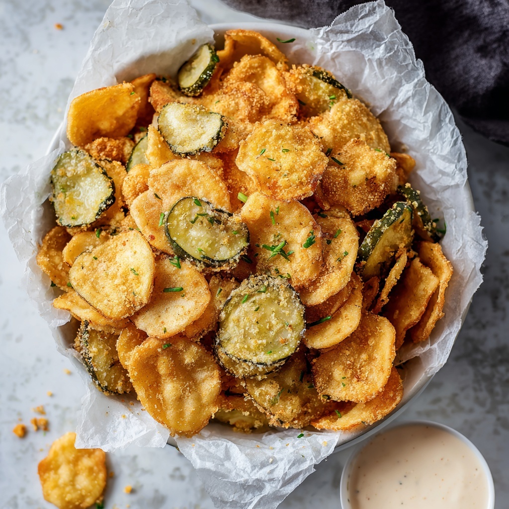 Crispy Deep Fried Pickles Recipe - Recipe Image