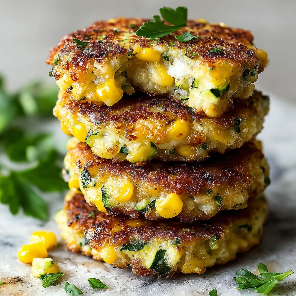 Zucchini Corn Fritters Recipe - Recipe Image