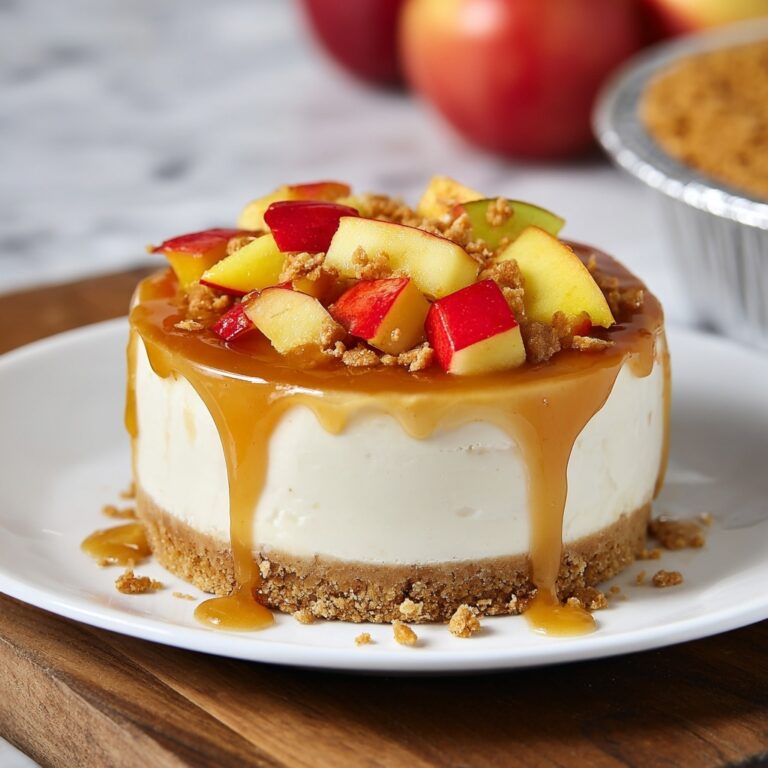 No-Bake Apple Pie Cheesecake Recipe