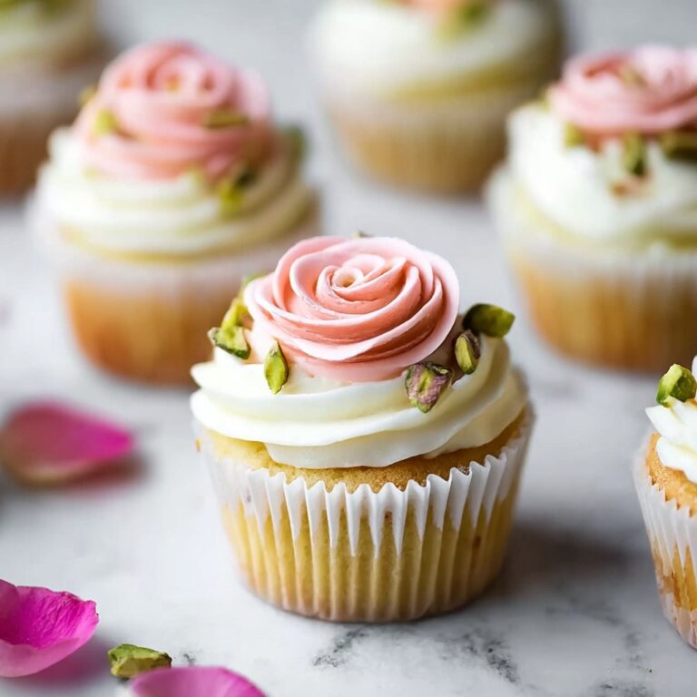 Vegan Mini Rose Pistachio Cupcakes That Wow at Any Occasion Recipe