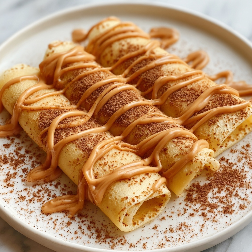 Cinnamon Roll Protein Crepes Recipe - Recipe Image