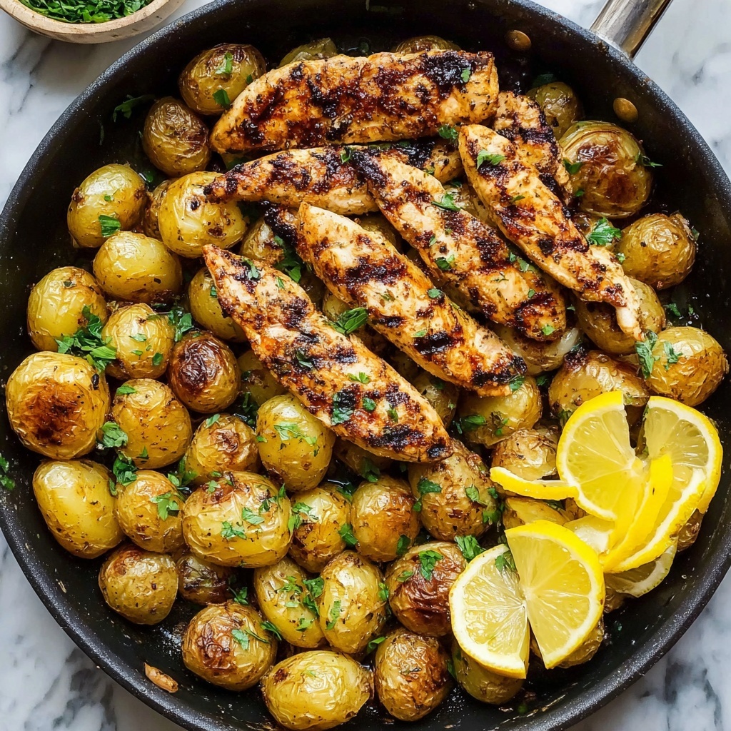 Chicken and Potato Skillet with Honey Soy Marinade Recipe - Recipe Image