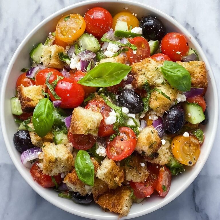 Bright and Zesty Panzanella Bread Salad for Summer Bliss Recipe
