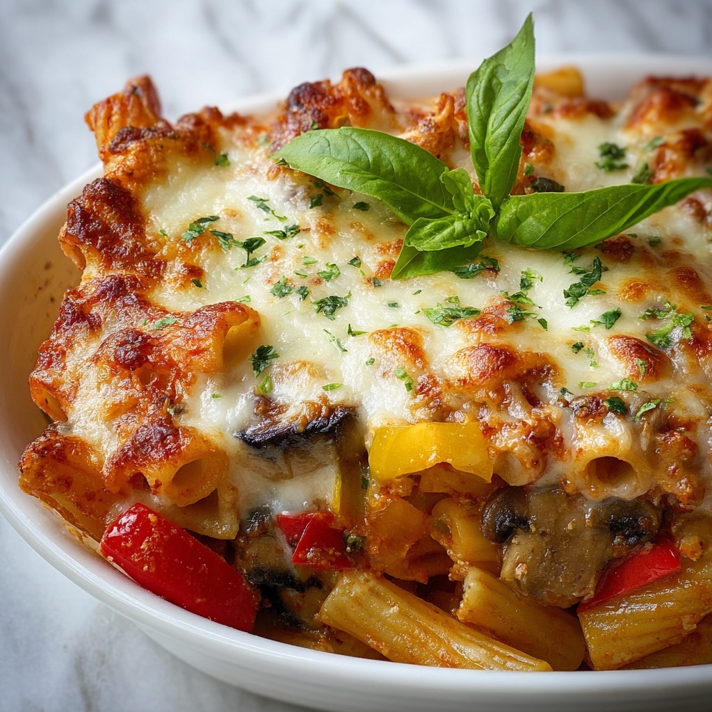 Veggie Pasta Bake Recipe - Recipe Image