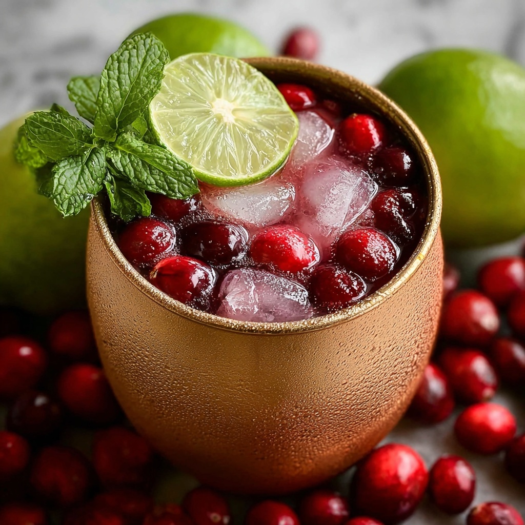 Holiday Cranberry Moscow Mules Recipe - Recipe Image