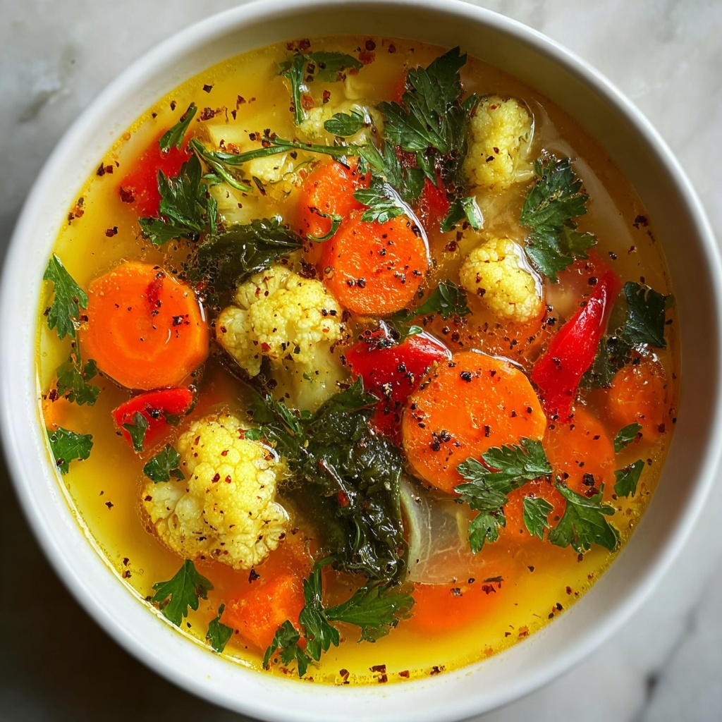 Anti-Inflammatory Golden Detox Soup Recipe - Recipe Image