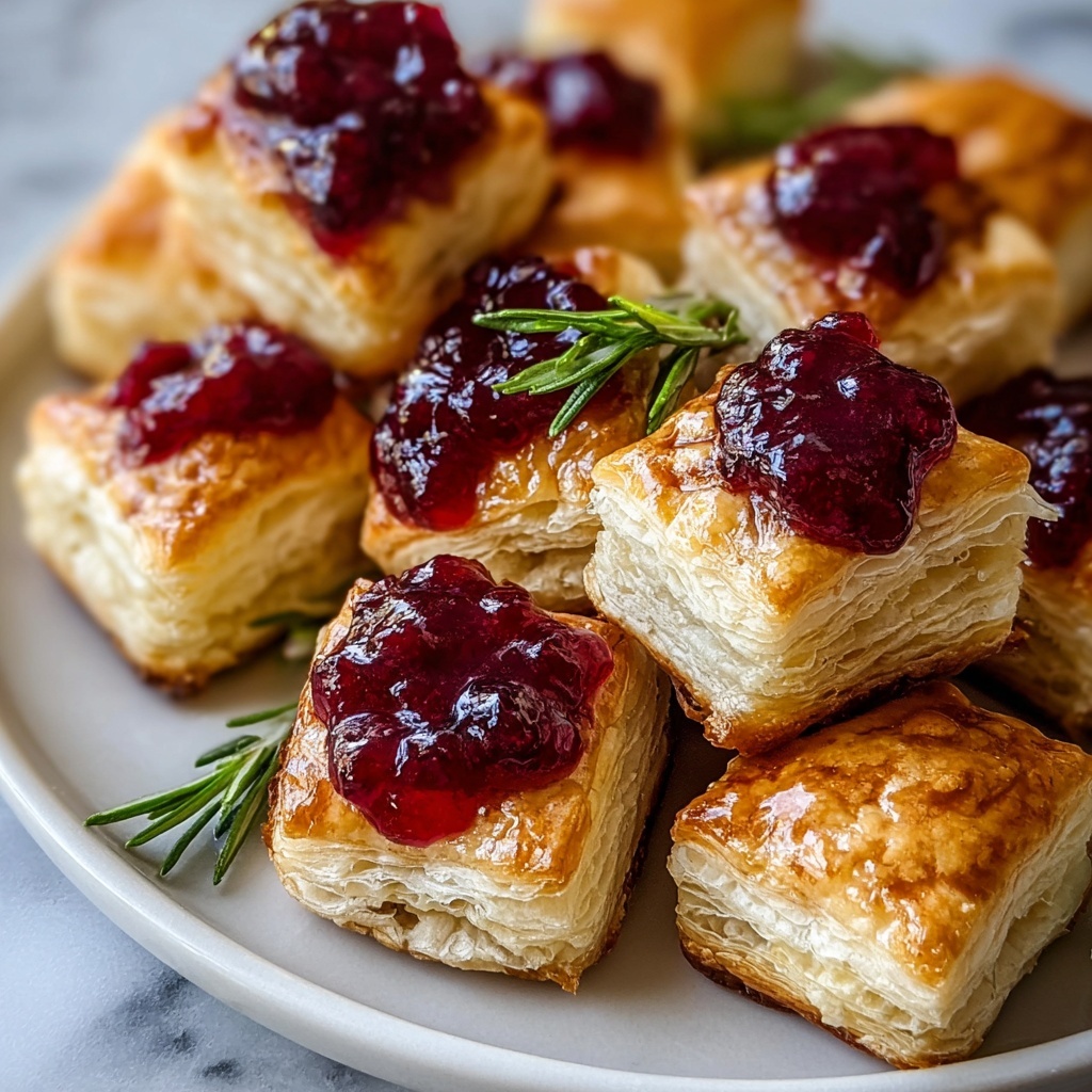 Cranberry Brie Bites Recipe - Recipe Image