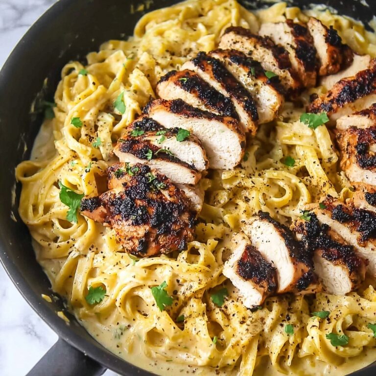 Blackened Cajun Chicken Alfredo Recipe