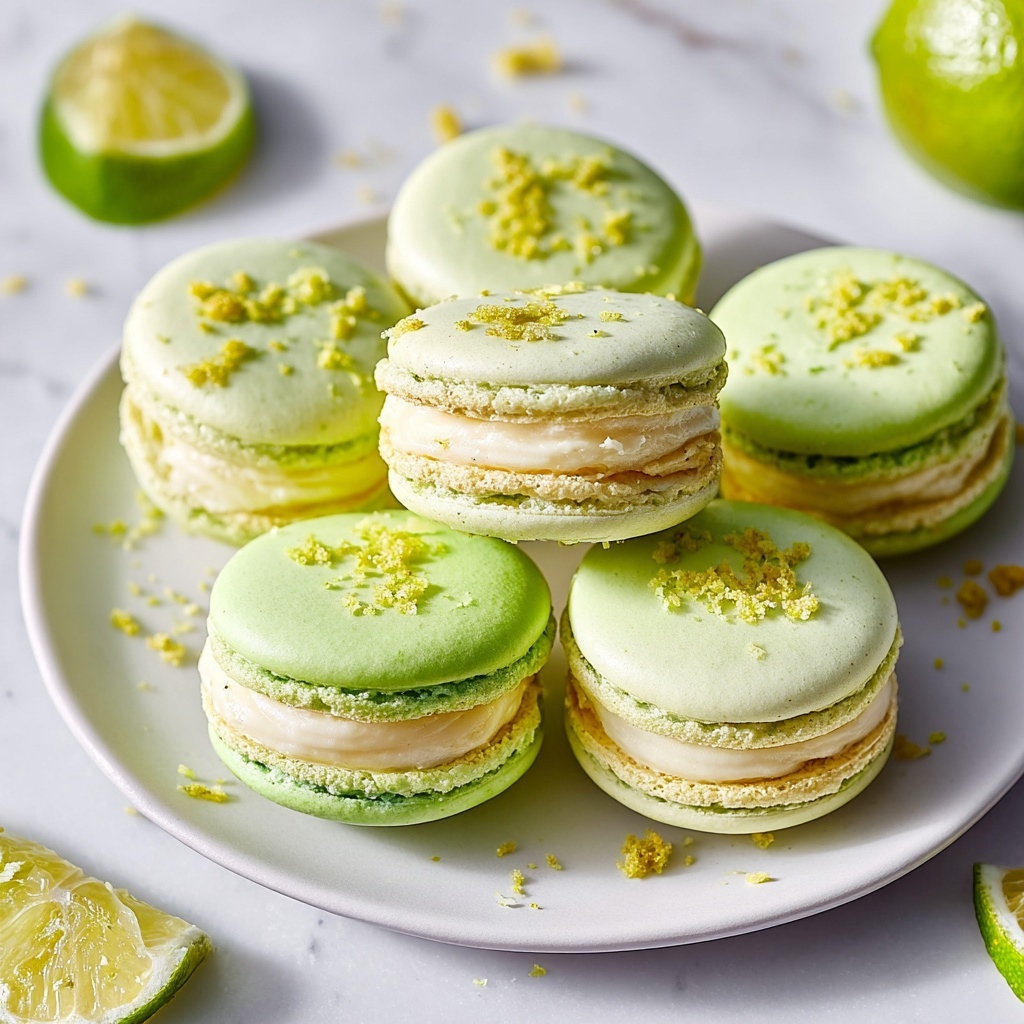 Key Lime Macarons Recipe - Recipe Image