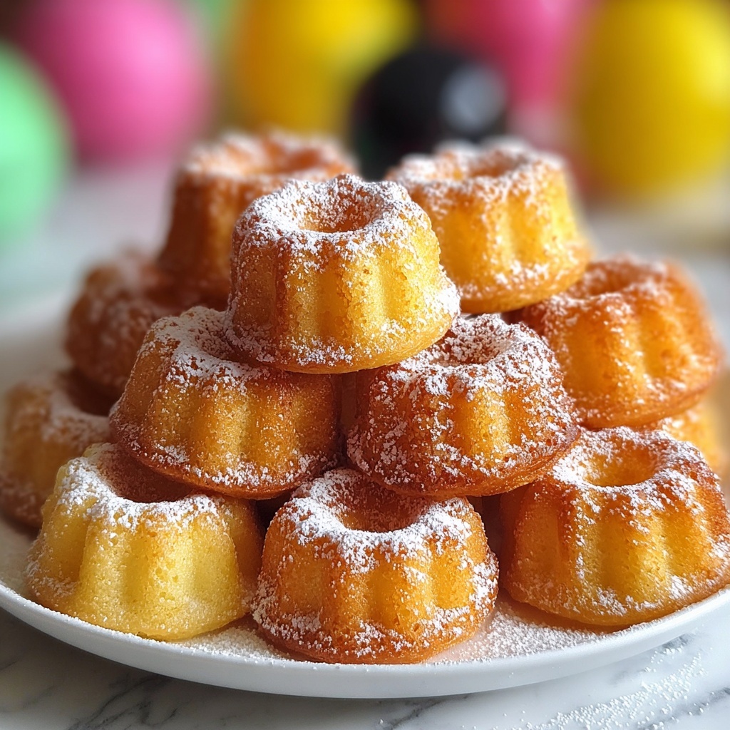 Funnel Cake Bites: A Delicious Twist on a Classic Fair Treat Recipe - Recipe Image