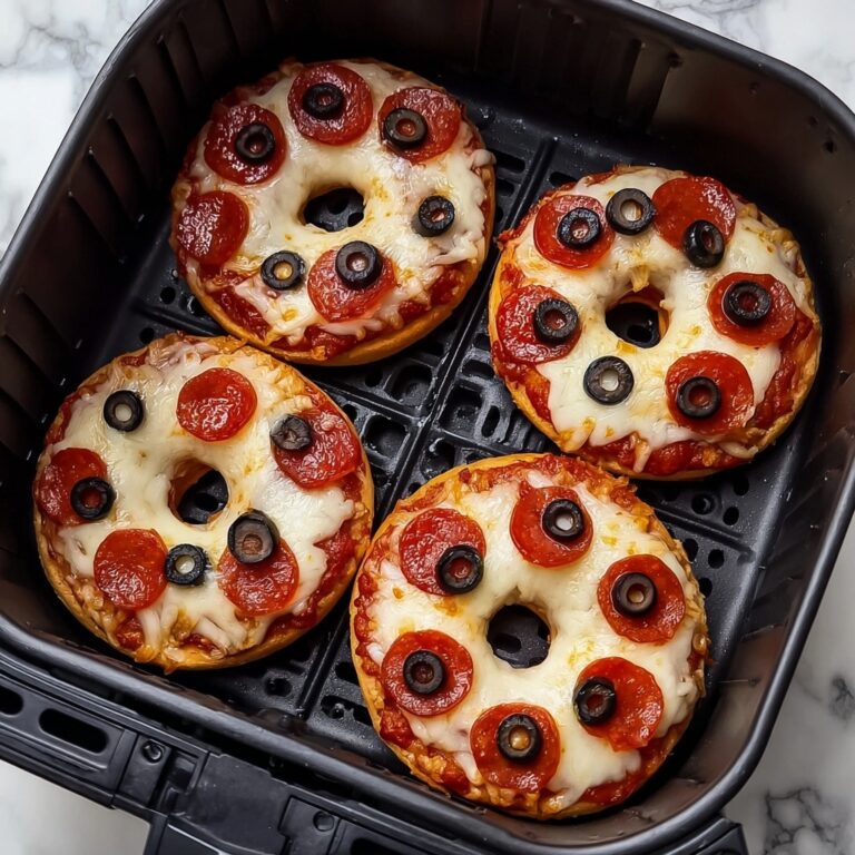 Air Fryer Pizza Bagels Recipe