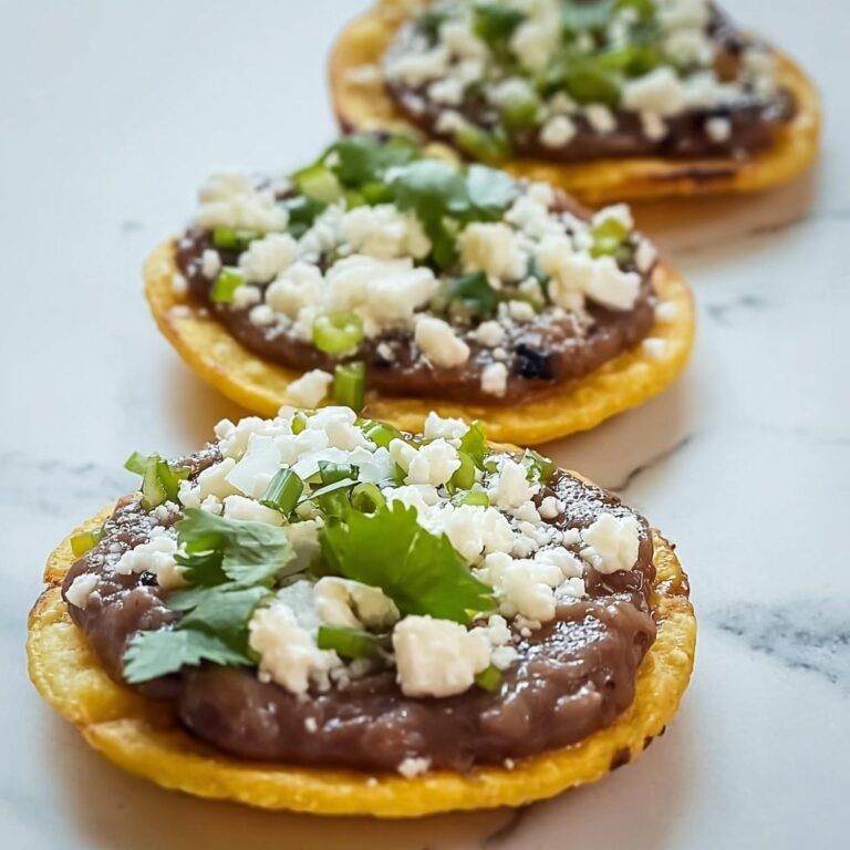 Sopes with Refried Beans and Cheese Recipe