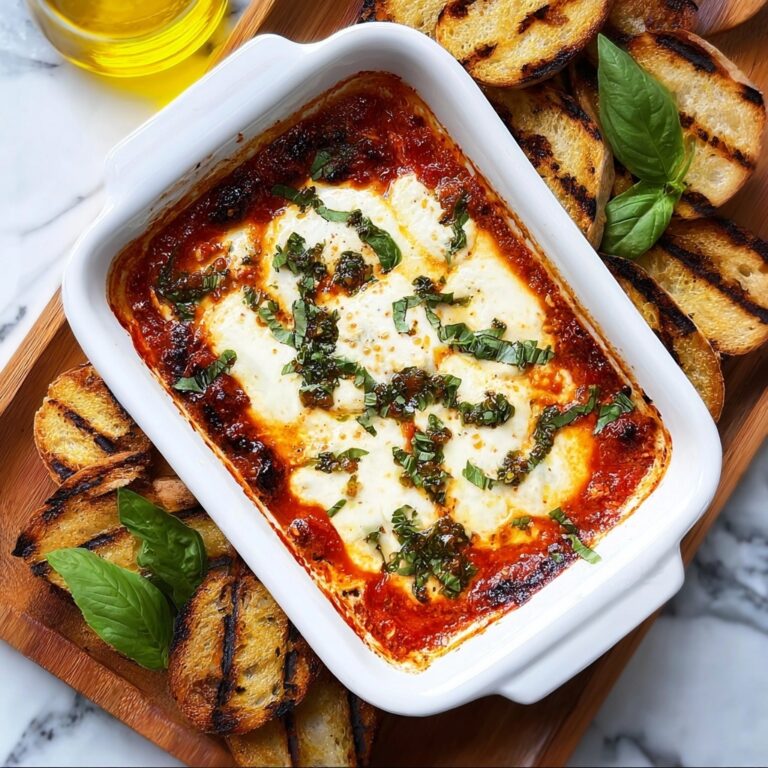 Baked Goat Cheese Bruschetta Dip Recipe