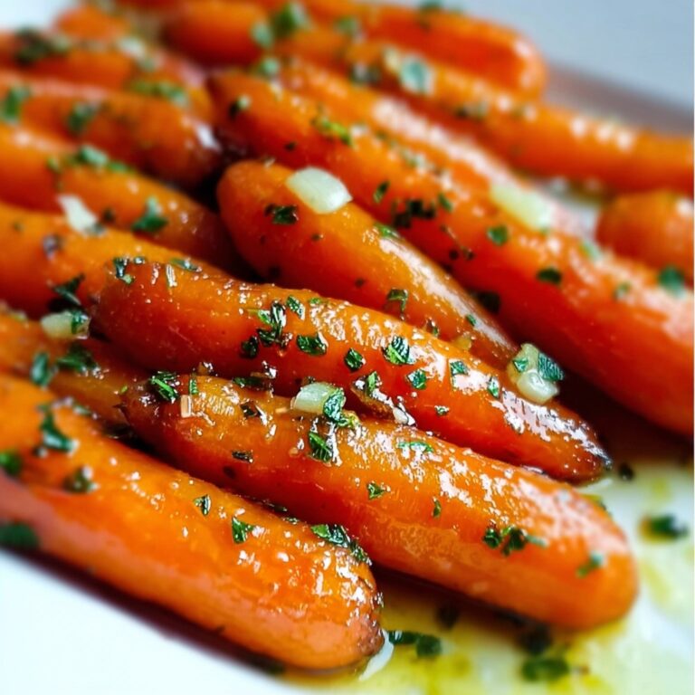 Honey Garlic Butter Roasted Carrots Recipe