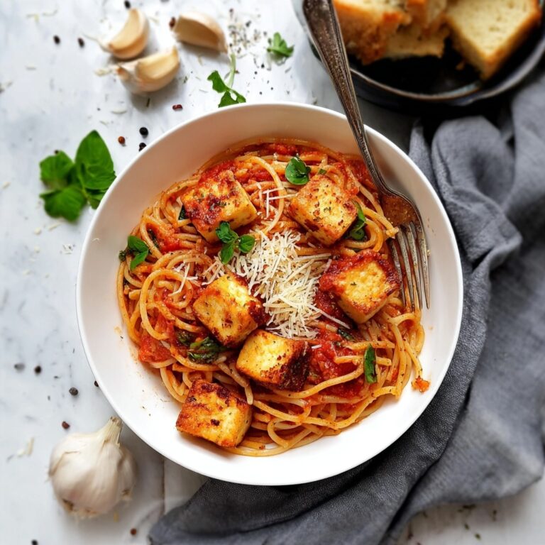 Easy Halloumi Pasta with Rich Tomato Sauce Recipe