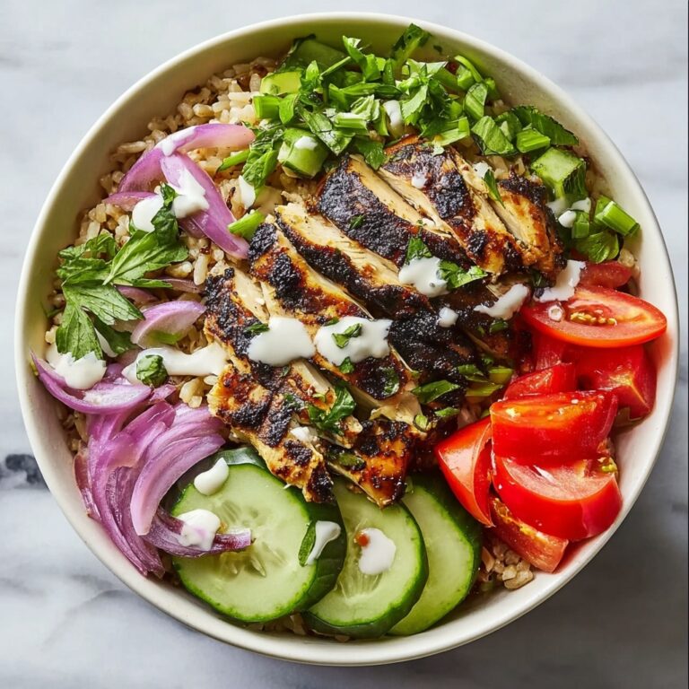 Quick & Easy Healthy Chicken Shawarma Bowl Recipe