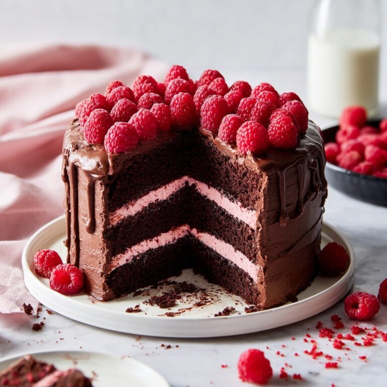 Vegan Raspberry Chocolate Cake Recipe