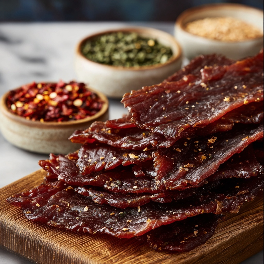Air Fryer Beef Jerky Recipe - Recipe Image