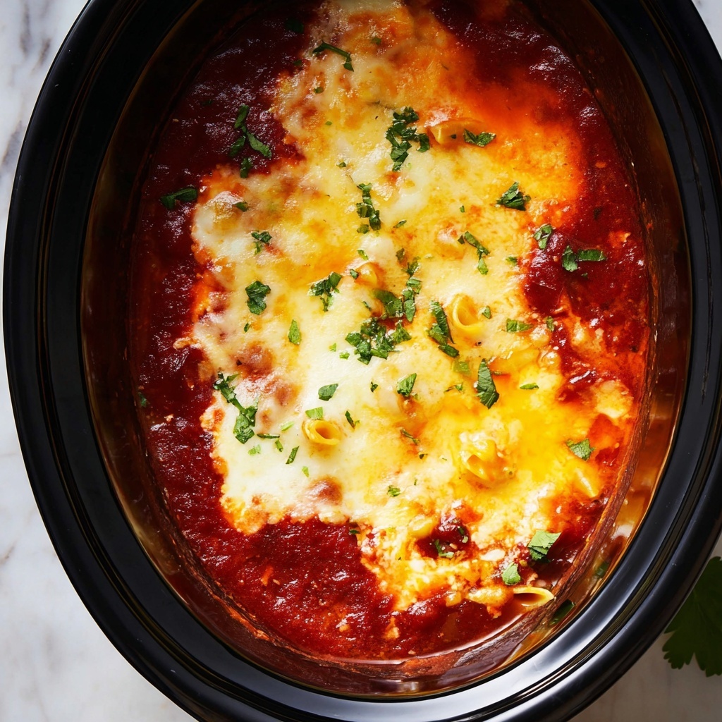 Crock Pot Cheesy Ravioli Recipe - Recipe Image