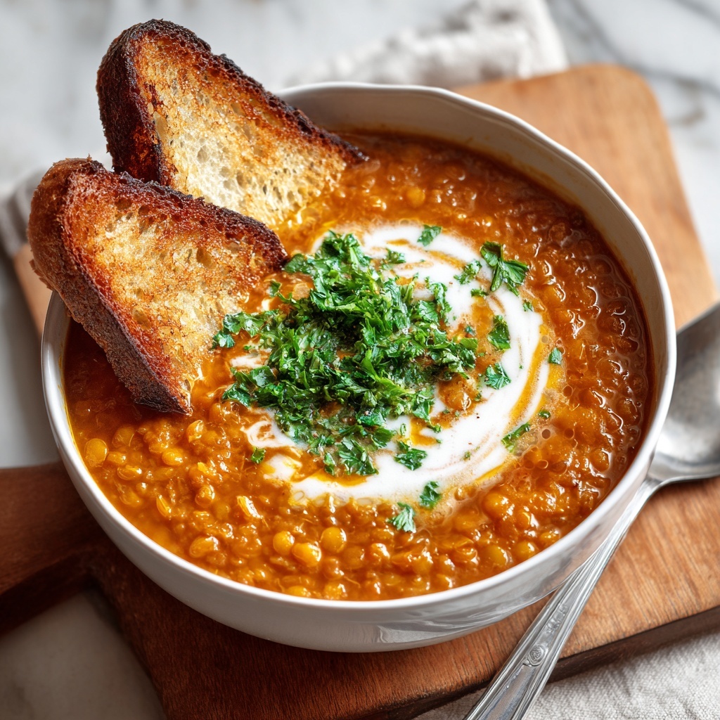 Creamy Tomato Lentil Soup Recipe - Recipe Image