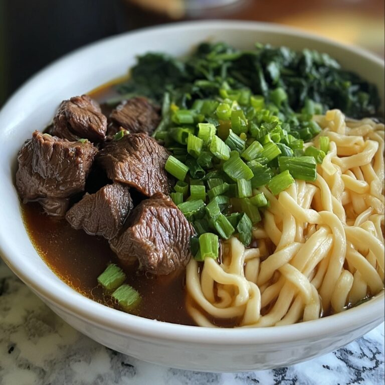 Taiwanese Braised Beef Noodle Soup Recipe