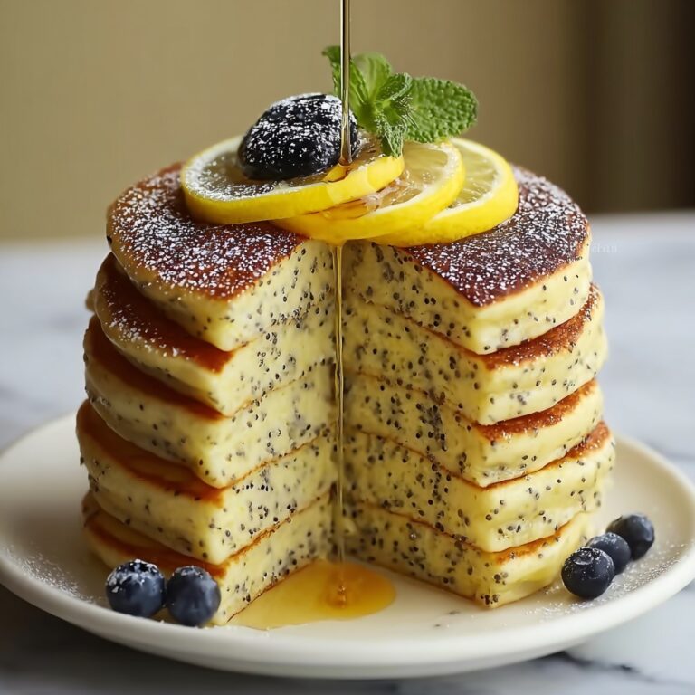 Lemon Poppy Seed Pancakes Recipe