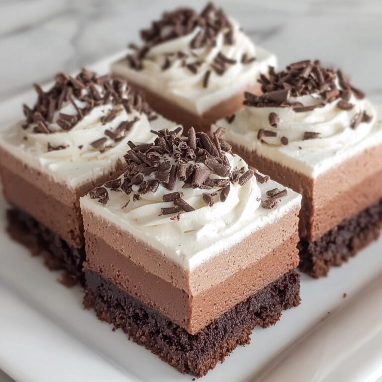 No-Bake Chocolate Mousse Bars Recipe