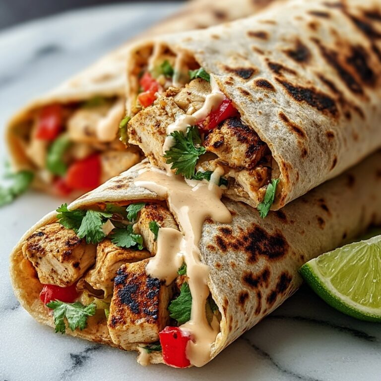 Chipotle Ranch Grilled Chicken Burrito Recipe