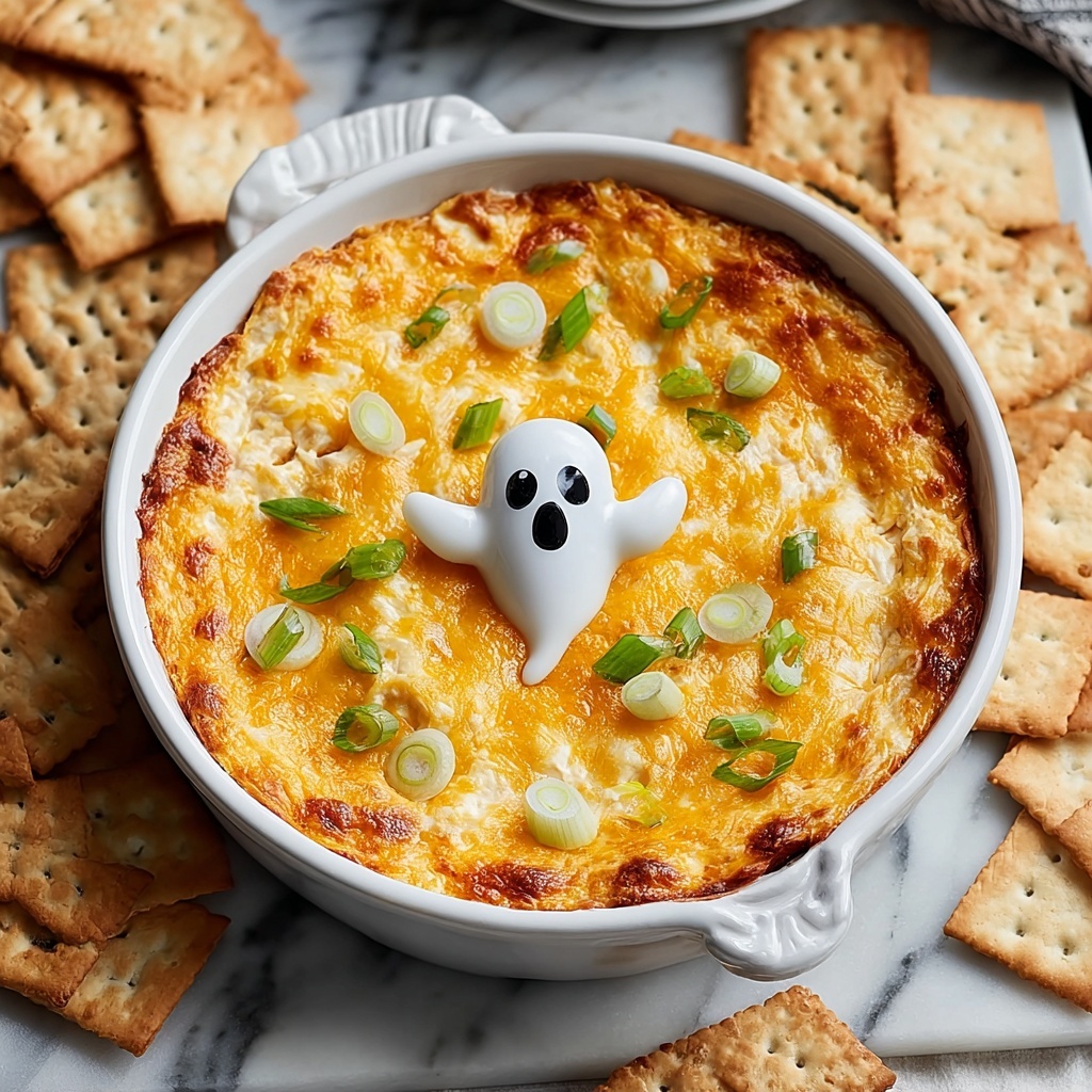 Creepy-Good Halloween Buffalo Chicken Dip Recipe - Recipe Image
