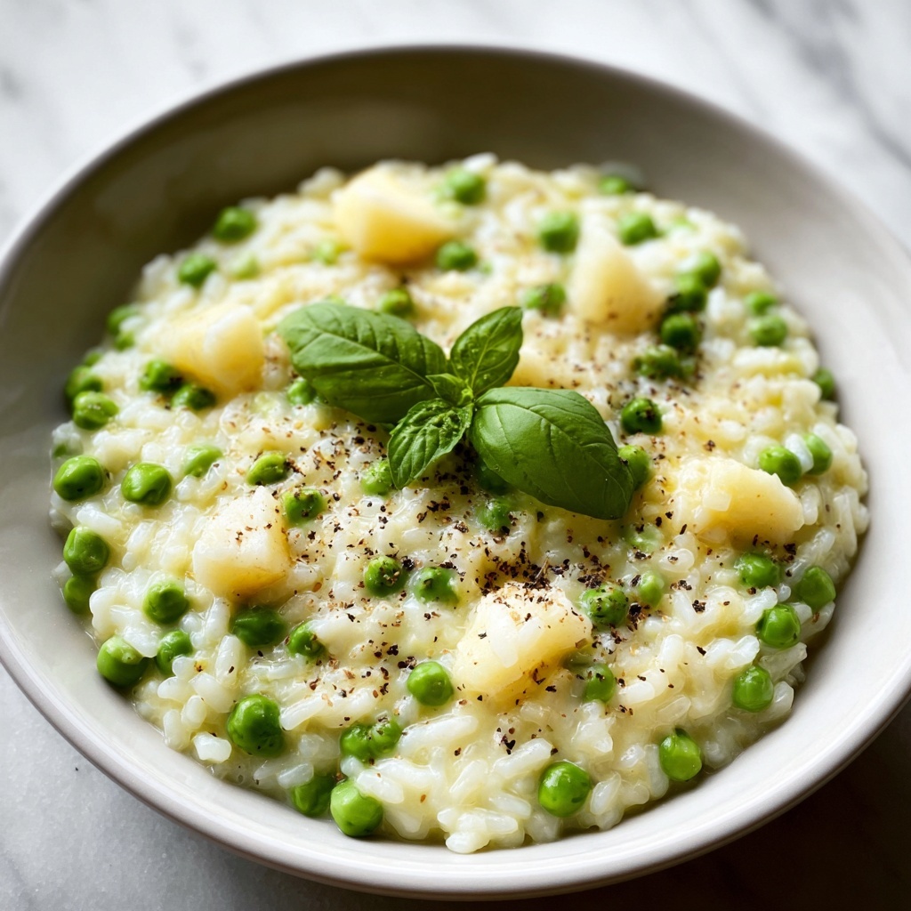 Fresh Pea Risotto Recipe - Recipe Image
